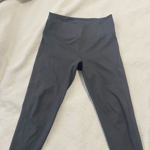 Girlfriend Collective Crop Compressive High-Rise Legging Gray